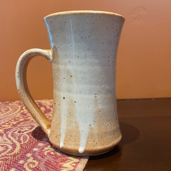 1980s Handmade Iris Stonewear Mug Set - Picture 7 of 9